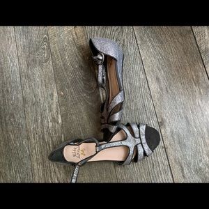 Glittery kitten wedge heel 1920’s